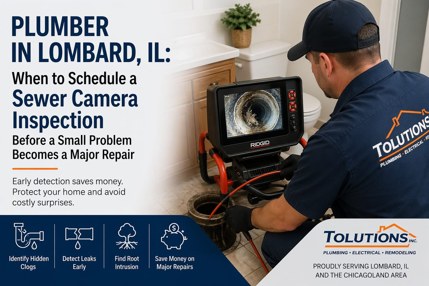 Plumber in Lombard, IL: When to Schedule a Sewer Camera Inspection Before a Small Problem Becomes a Major Repair