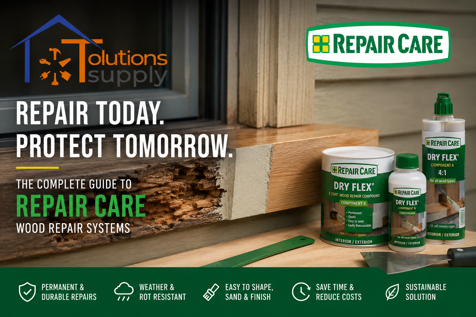 Repair Care Wood Repair Systems: A Professional Guide to Restoring Rotten Wood Without Unnecessary Replacement