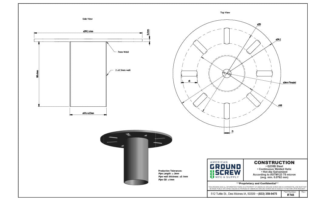 Model 7 Flex Circle Flange