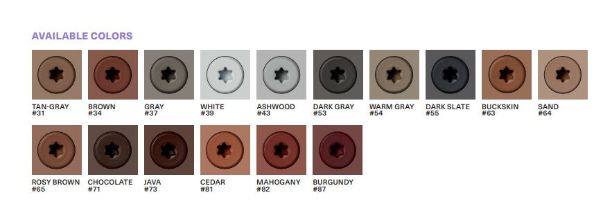 Starbron PP Composite Deck Plugs  Armadillo