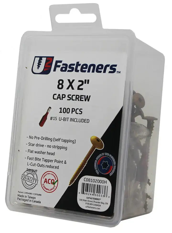 U2 U-Bits - Hardened Steel 30-3" Carded Bit