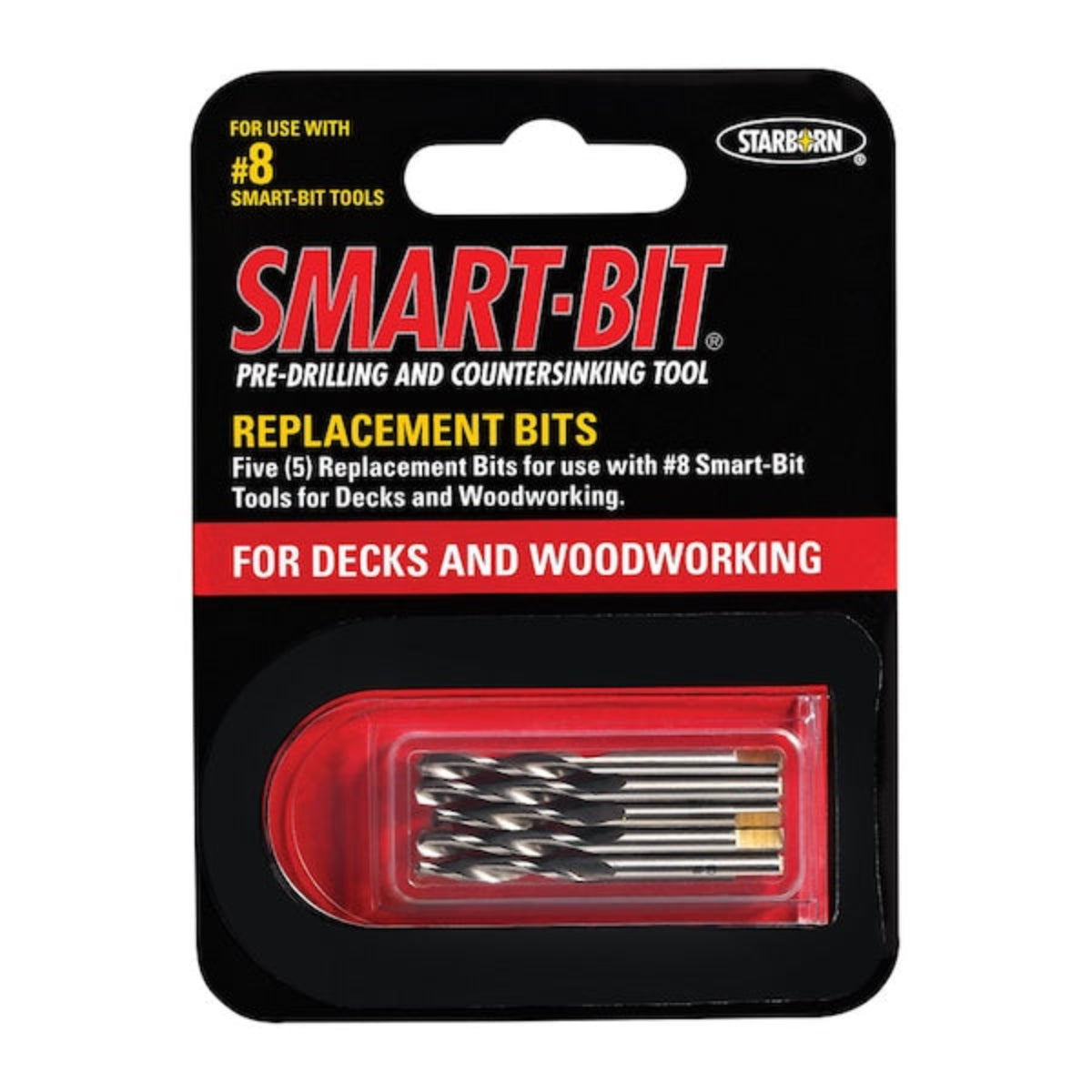 StarBorn BITS (5) FOR #8 TRIM SMART-BIT