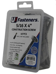 U2 Re-Fine Screws - U-Gold Coating 8 x 2-1/2" Package