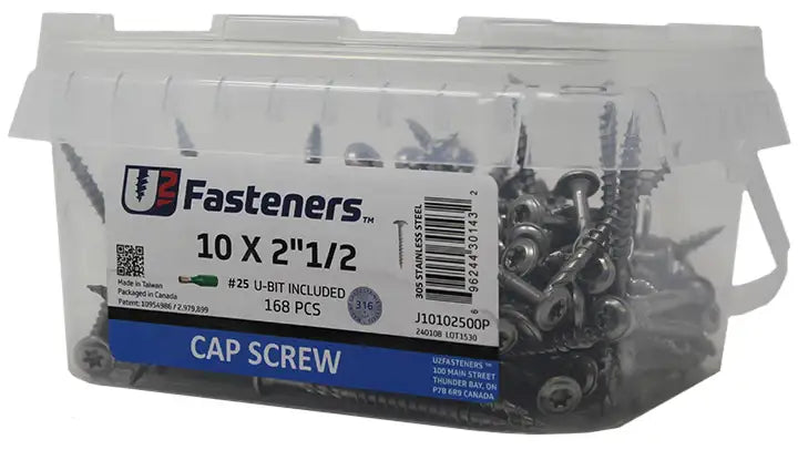 U2 Construction Screws - U-Gold Coating 1/4 x 1-1/2" Bucket