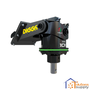 Digga MM 10K mini skid steer attachment with Halo technology, black hydraulic auger drive