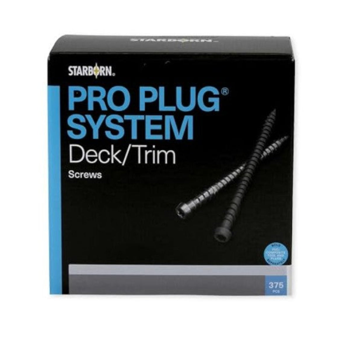 Starborn Pro Plug Metal Framing Deck/Trim Screws - 410 Stainless