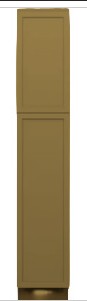 Pantry Cabinet, 2 Doors, 2 Shelves in the Upper Section, 3 Shelves in the Lower Section - PC1590