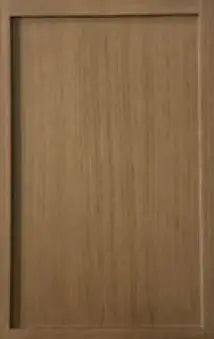 Solid wood cabinet door with natural grain finish for kitchen or bathroom
