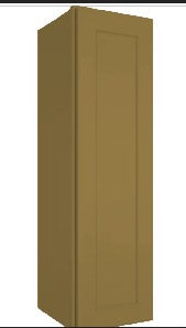 Wall Cabinet 1 Door 2 Shelves - W1242
