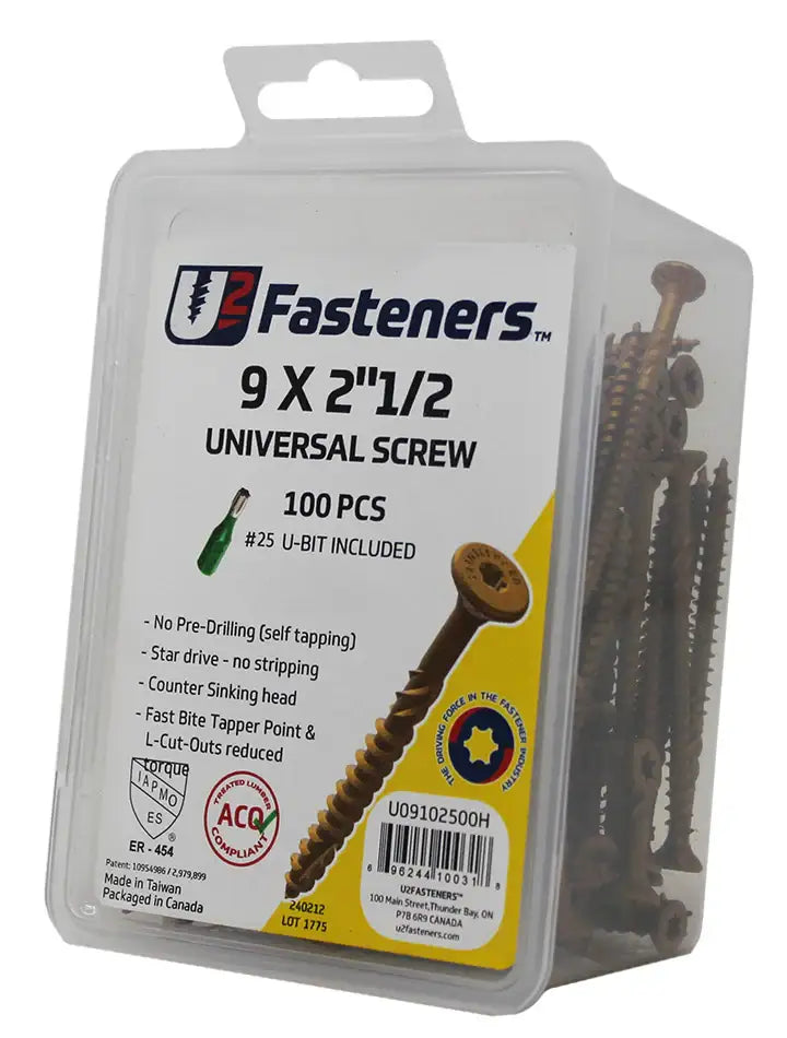 U2 Fastener Screws 90