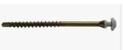 U2 Vinyl Extrusion Screws - White Powder Coat 10 x 3-1/8"
