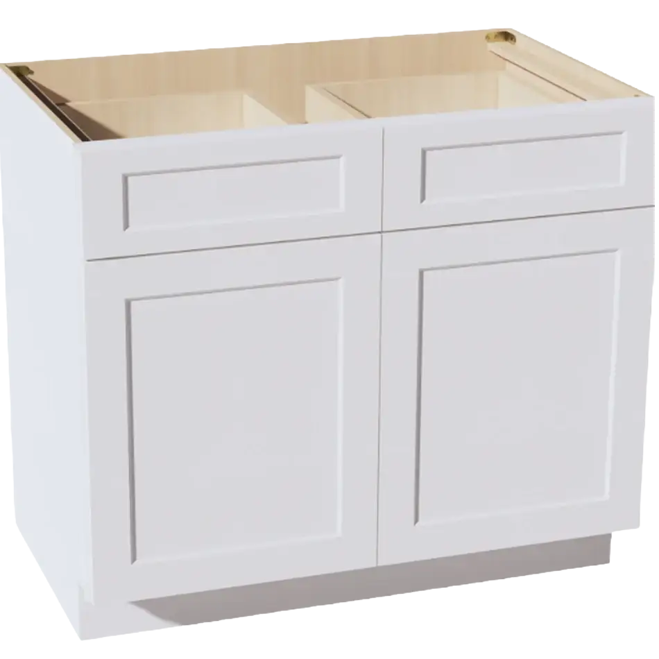 Base Cabinet, 2 Doors, 2 Drawers, 1 Shelf - B36