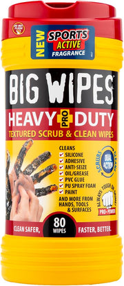 Big Wipes Heavy Duty Pro+ 80-count cleaning wipes tub