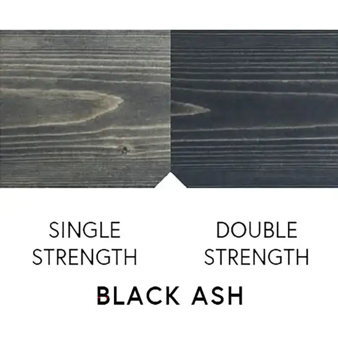 Black Ash wood samples: Single vs Double Strength for industrial applications
