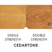 Cedartone single and double strength wood panels for industrial use