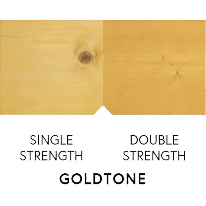 Goldtone single and double strength wood panels for industrial applications