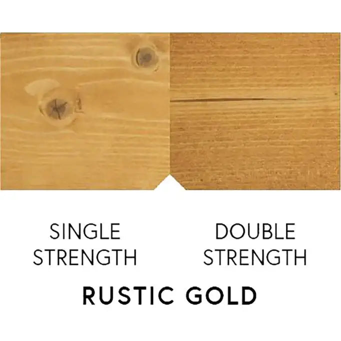 Rustic Gold single and double strength wood panel samples for industrial use