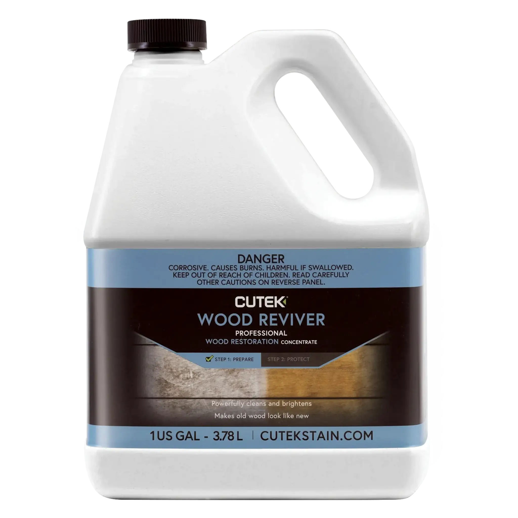 CUTEK Wood Reviver - Exterior Wood Cleaner & Restorer (1 Gallon)
