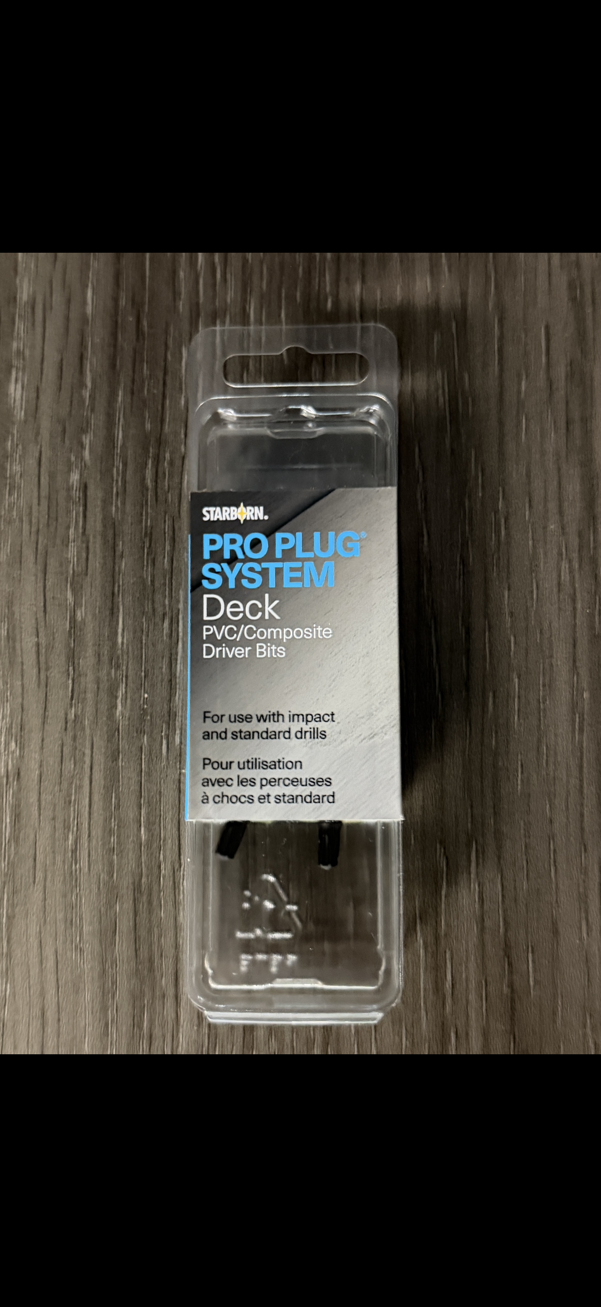 StarBorn PRO PLUG PVC/COMPOSITE TRIM DRIVER BIT 2PC