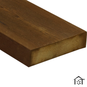 Solid wood plank with rich grain, ideal for industrial projects and manufacturing applications