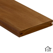 Hardwood flooring plank with tongue and groove edge for seamless installation