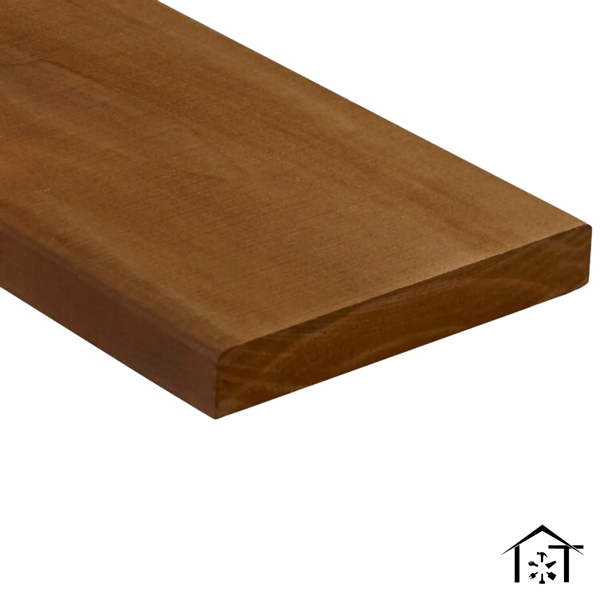 Smooth hardwood board for industrial woodworking and manufacturing projects