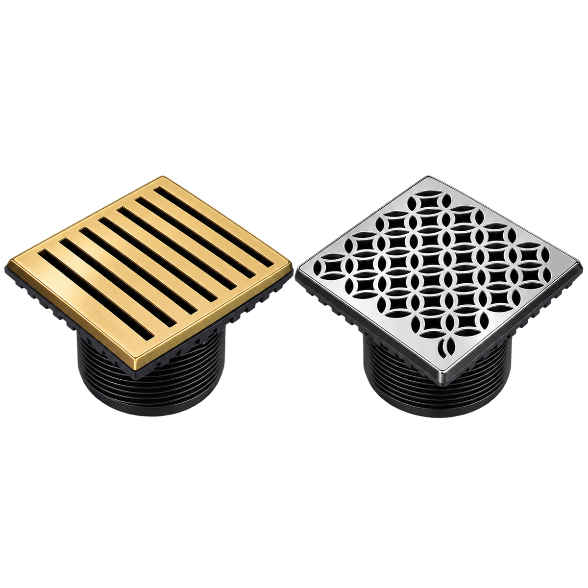 KurbX 4" Square Drain Assemblies