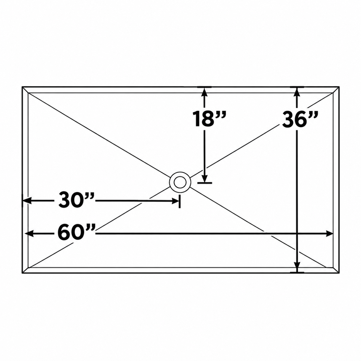 KurbX Structural Shower Pan
