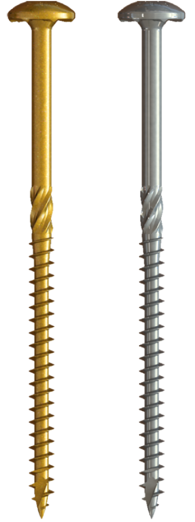 U2 Construction Screws - Black Oxide Finish 3/8 x 6"