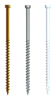U2 Fine Screws - White Coating 8 x 2"
