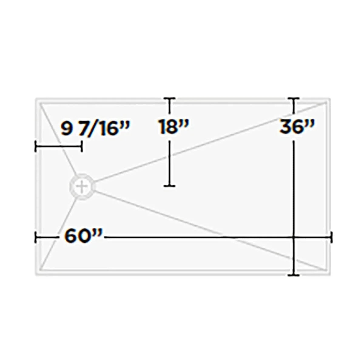 KurbX Structural Shower Pan