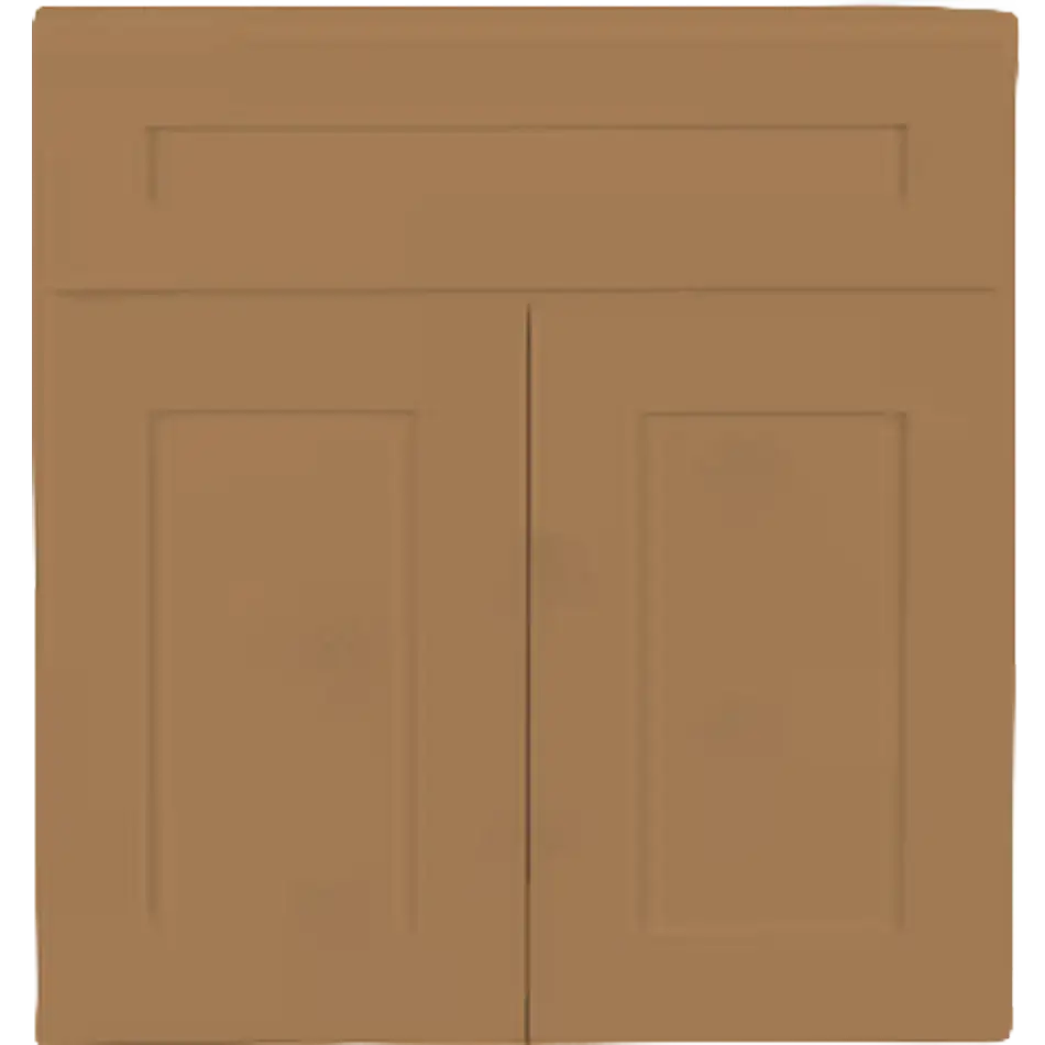 Vanity Base Cabinet, 1 Dummy Drawer 2 Doors No Shelf - VA2421