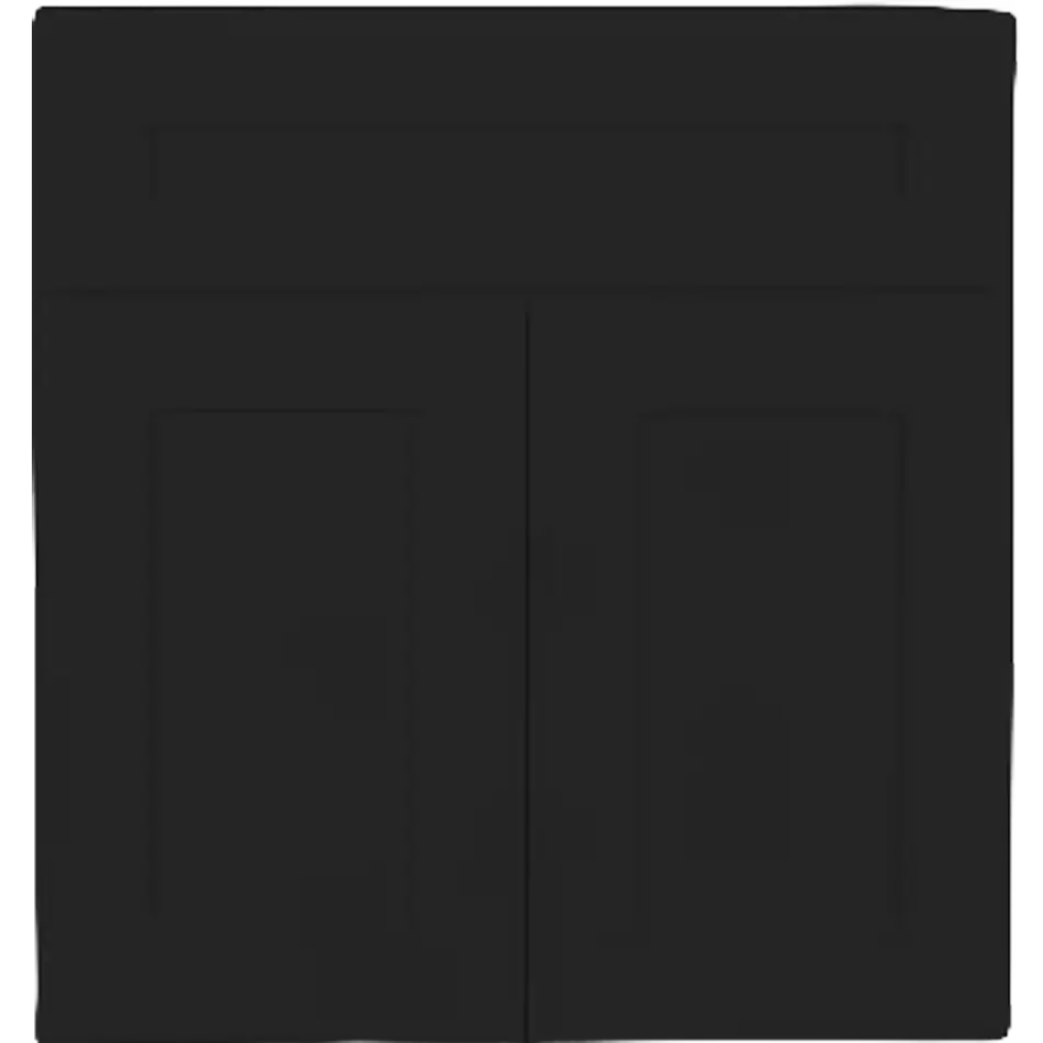 Vanity Base Cabinet, 1 Dummy Drawer 2 Doors No Shelf - VA2421