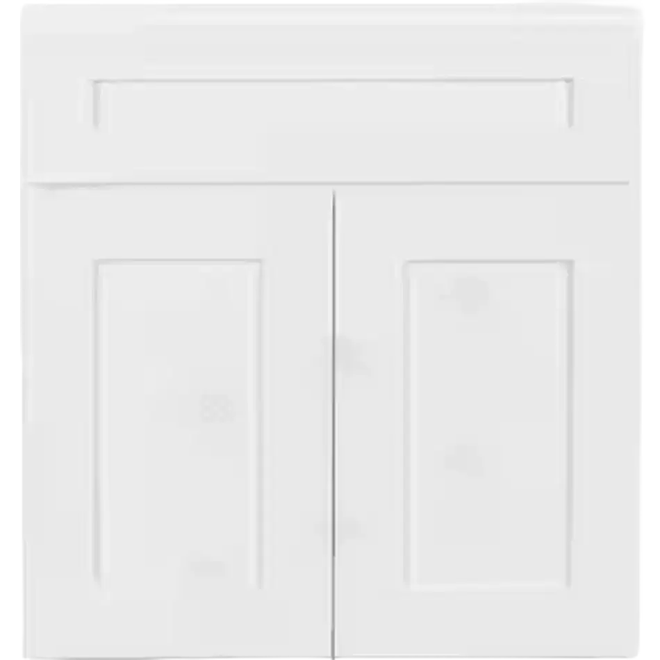 Vanity Base Cabinet 1 dummy drawer 2 doors no shelf (VA2421