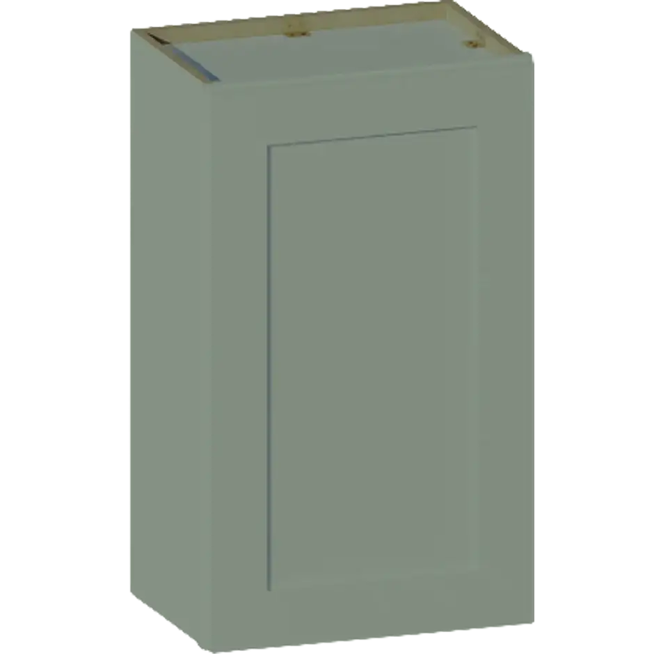 Wall Cabinet 1 Door 2 Shelves - W1830