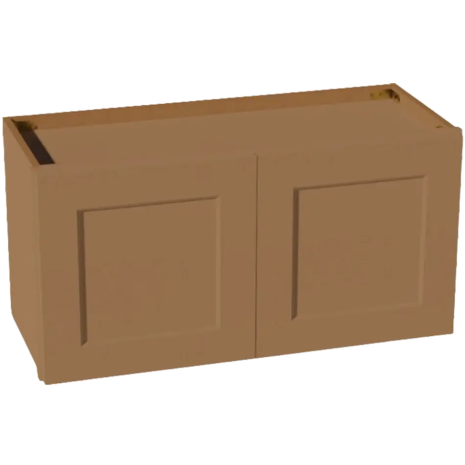 Wall Cabinet 2 doors 1 shelf - W3015 - Shaker Black