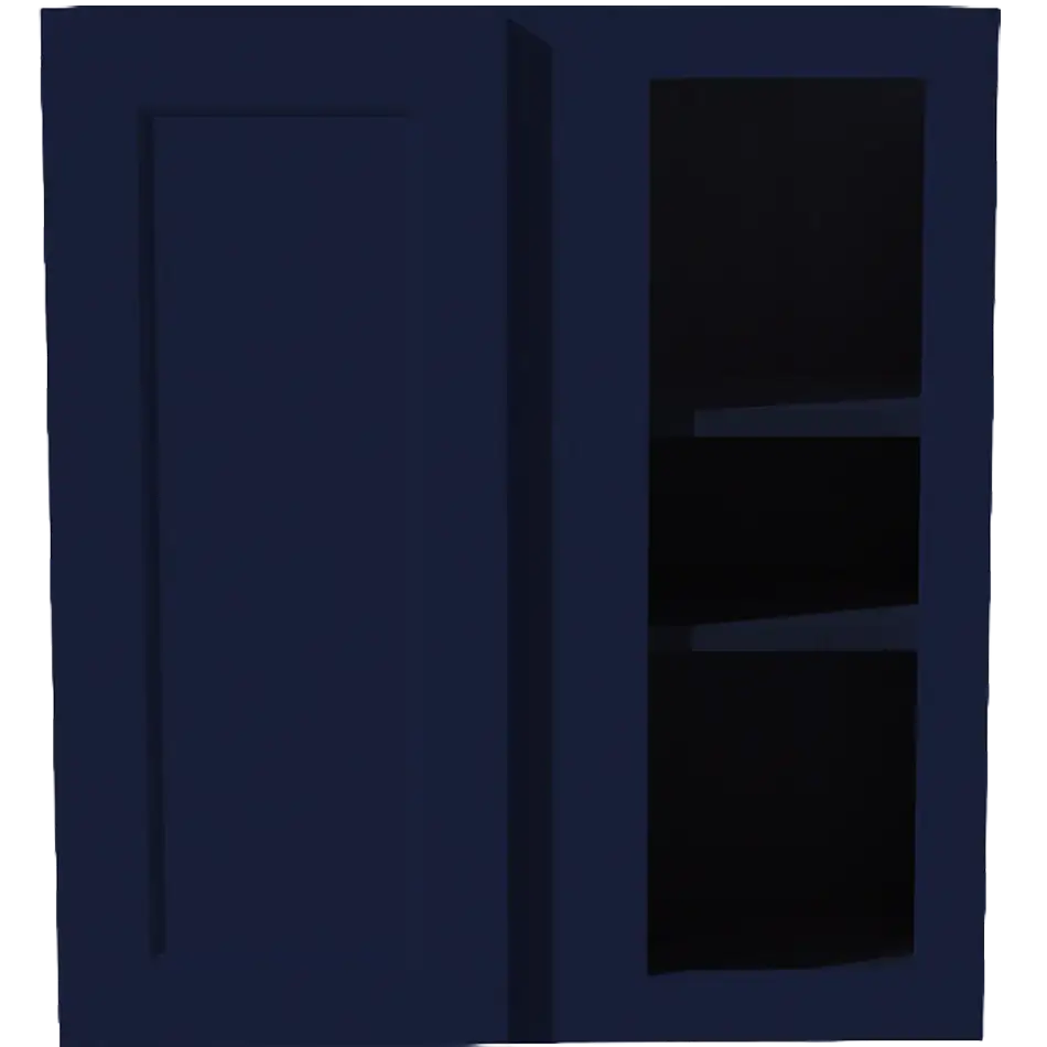 Wall Blind Corner Cabinet, 1 Door, 2 Shelves - WBC2730