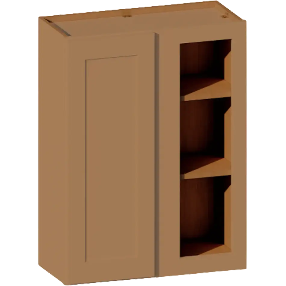 Wall Blind Corner Cabinet, 1 Door, 2 Shelves - WBC2736
