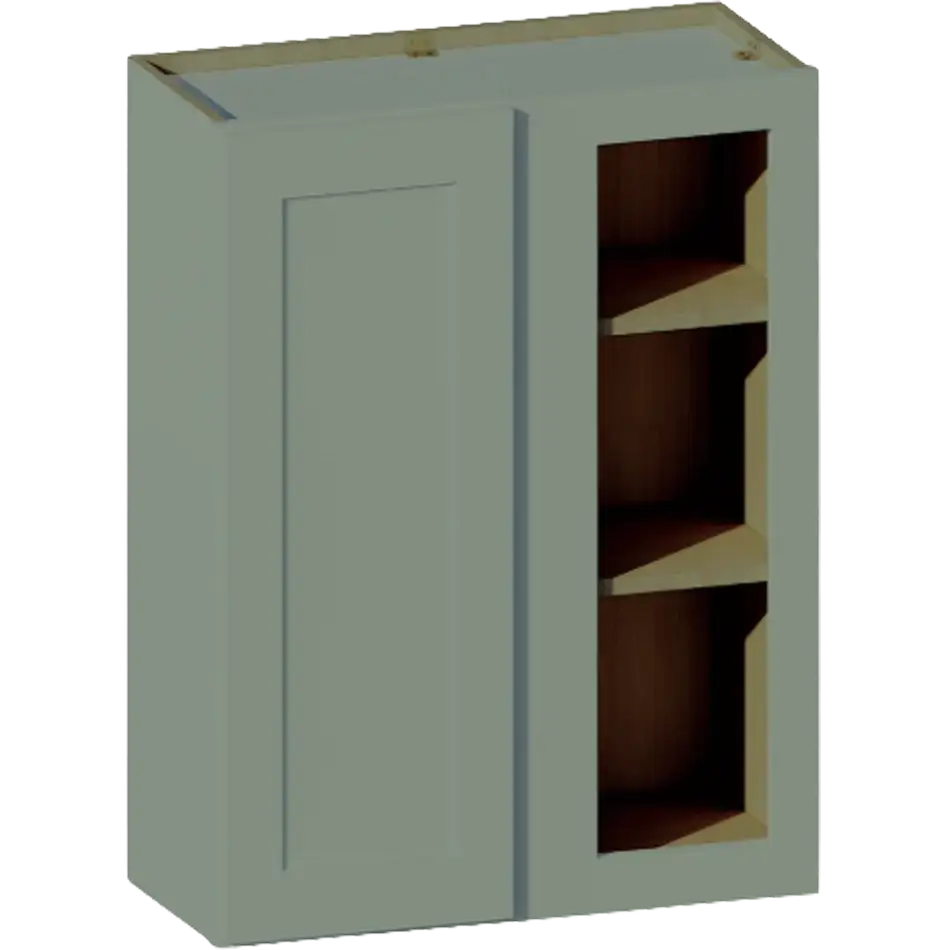 Wall Blind Corner Cabinet, 1 Door, 2 Shelves - WBC2736