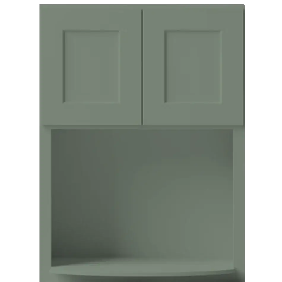 Wall Microwave Cabinet, 2 Doors, 2 Shelves - WBL2736