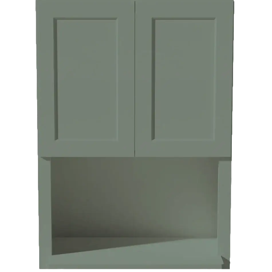 Wall Microwave Cabinet, 2 Doors, 2 Shelves - WBL2742