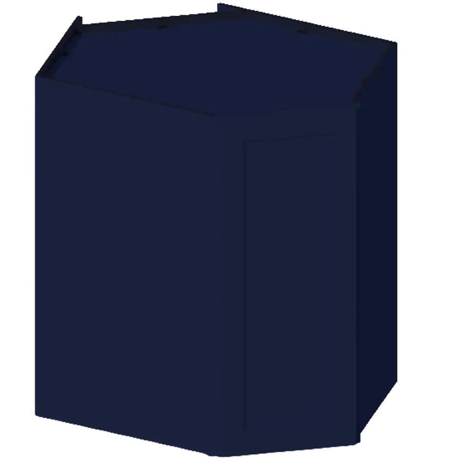 Wall Diagonal Cabinet, 1 Door, 2 Shelves - WDC2436